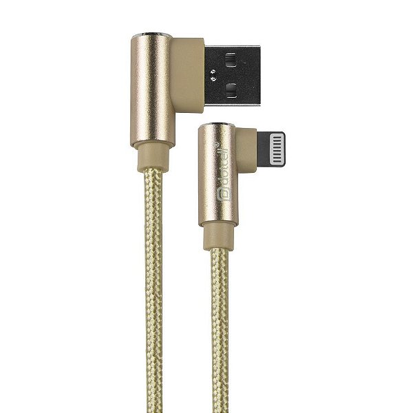 Cabo Usb Iphone Dotcell Dc-1108 Dourado