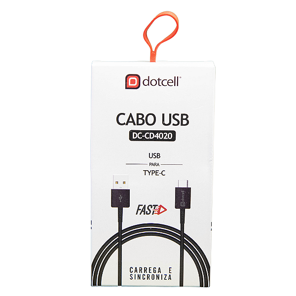 Cabo Usb Dotcell Dc-Cd4020 Preto
