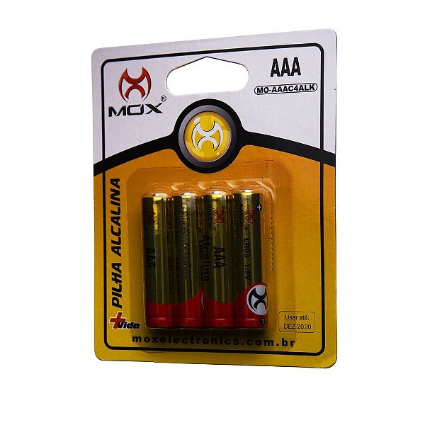 PILHA ALKALINA MOX MO-AAAC4ALK