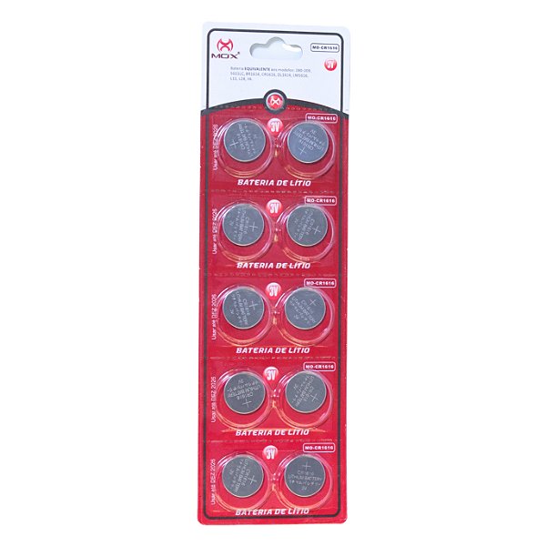 Bateria MO-CR1616 Cartela c/10