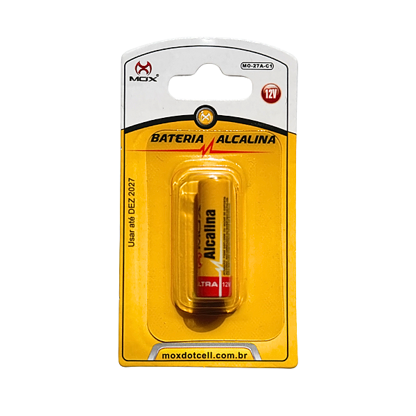 BATERIA ALKALINA MOX MO-27A (CARTELA C/ 1 PC)
