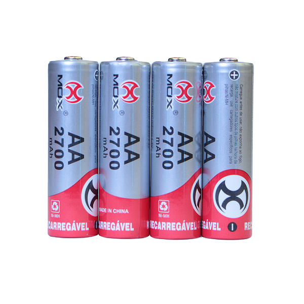PILHA RECARREGAVEL MOX MO-AA2700 B4
