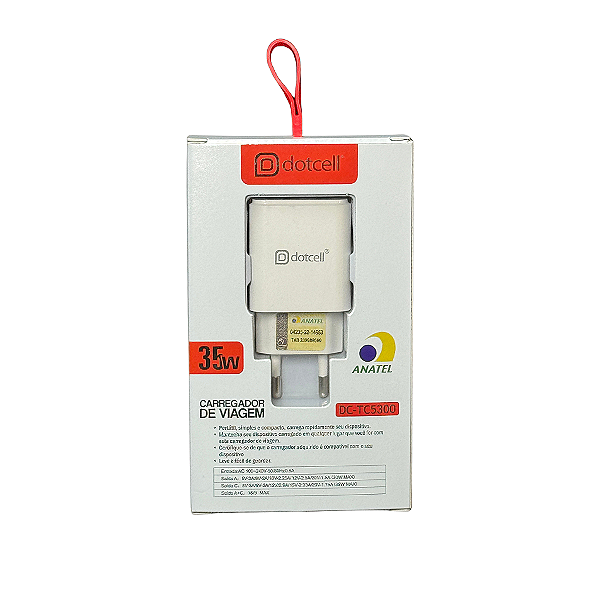 CARREGADOR PARA CELULAR DOTCELL DC-TC5300