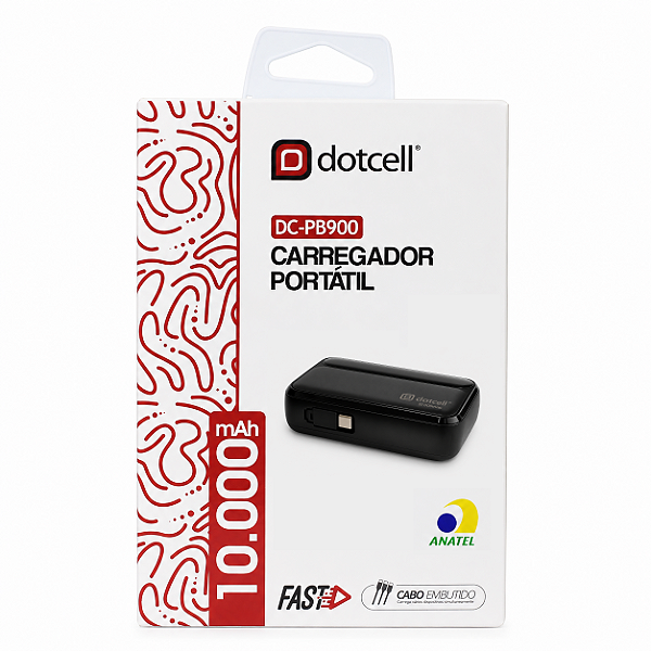 BATERIA PORTATIL DOTCELL DC-PB900 PRETO
