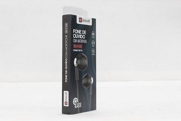 FONE DE OUVIDO DOTCELL DC-F105 PRETO