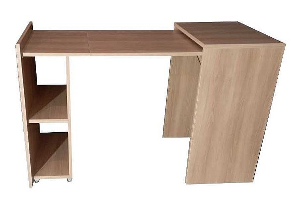 Home Office Oculto - Multifuncional - NOCE AMENDOA - Escrivanhinha mesa dobrável ibiza