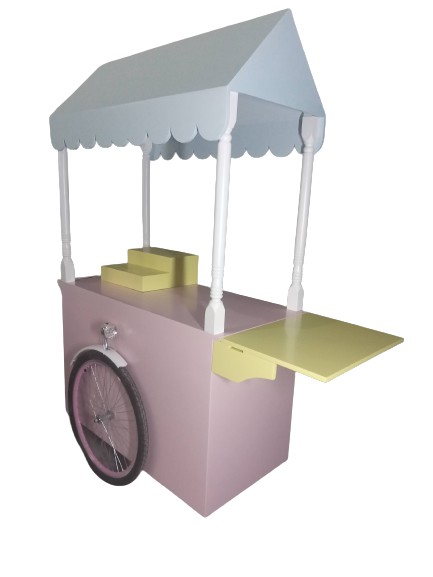 Carrinho para festas e eventos  - Food Cart para vendas e decorações