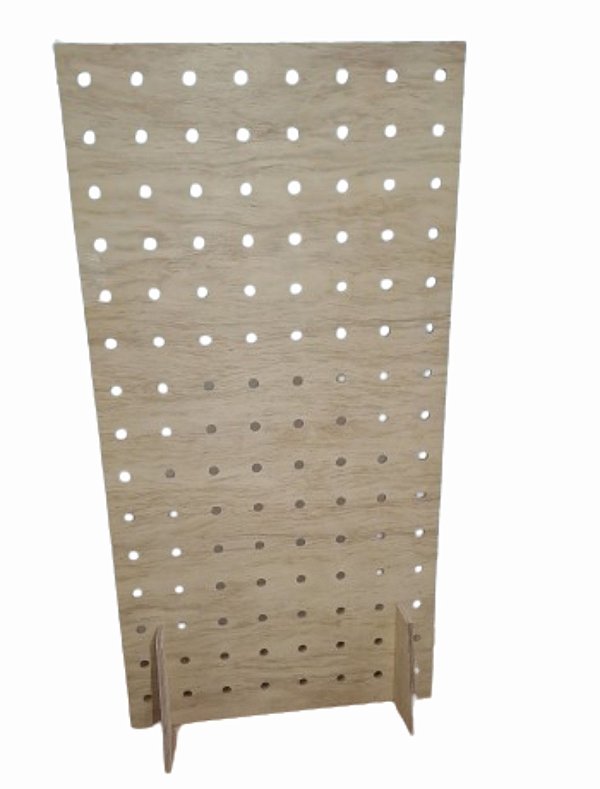 Painel Expositor para produtos - painel perfurado