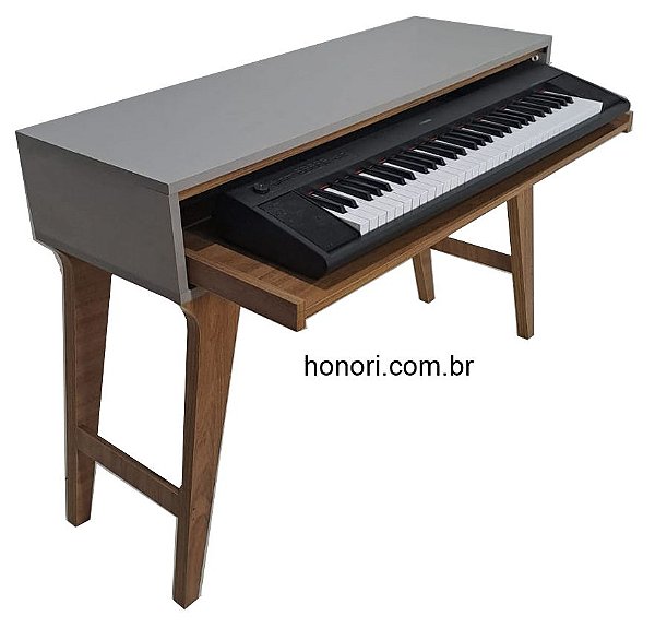 Mesa suporte para Piano Digital ou Teclado Musical MDF - MARINA - PEQUENO