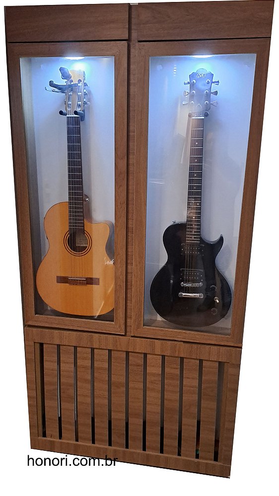 Vitrine expositora de guitarras -  Estante para instrumentos