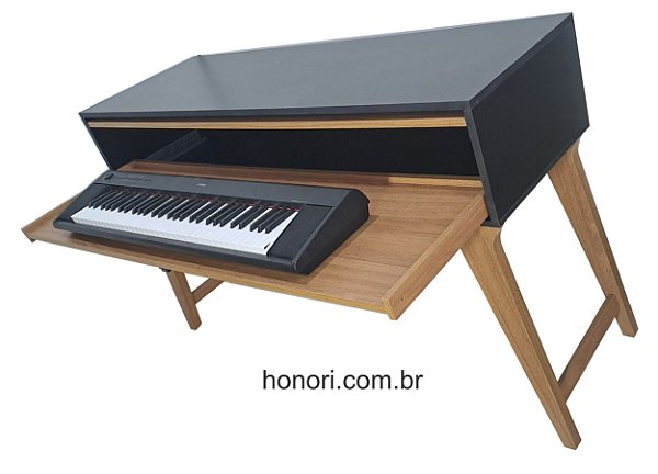 Mesa suporte para teclado Digital ou piano mdf madeira - MARINA - MEDIDA M - SALDAO