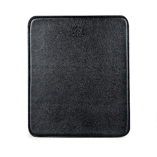 Mouse pad personalizável em couro preto