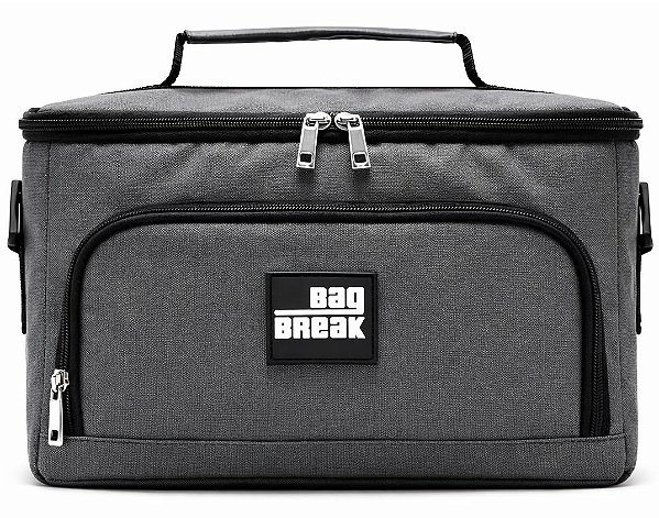 Bolsa Térmica Slim Cinza Escuro