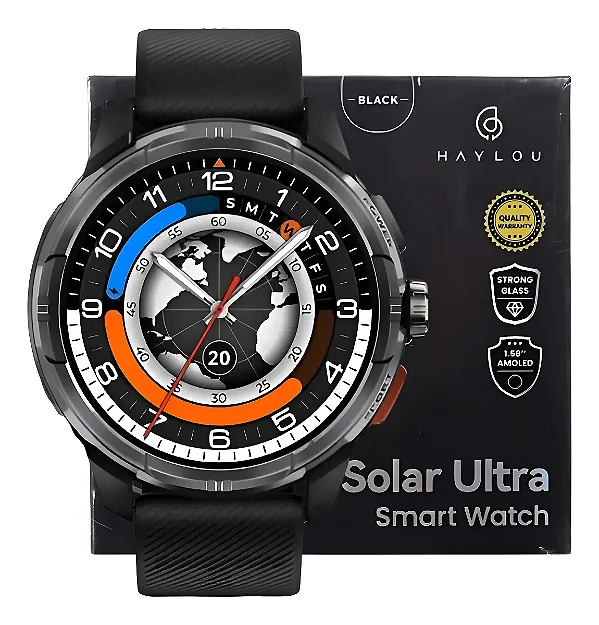 Smartwatch Haylou Solar 5 GPS e Dual Pulseira