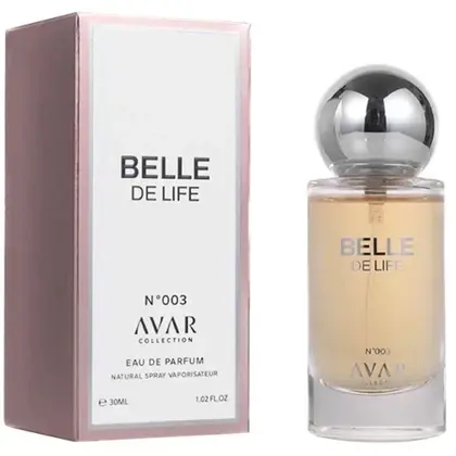 Perfume BELLE DE LIFE- 30ml Feminino - AVAR COLLECTION