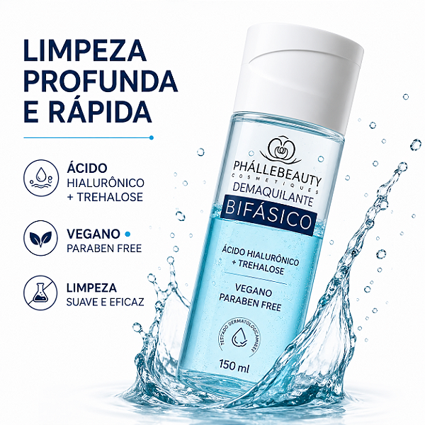 Demaquilante Bifásico Phállebeauty