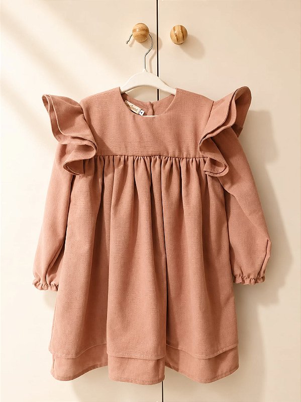 Vestido Astromélia Manga Longa