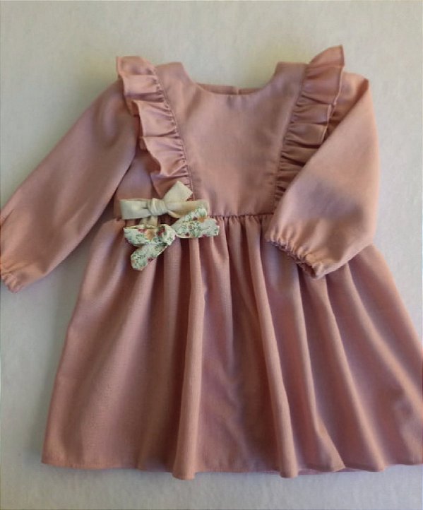 Vestido Magnólia Manga Longa