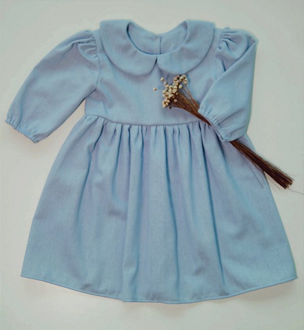 Vestido Margarida Manga Longa