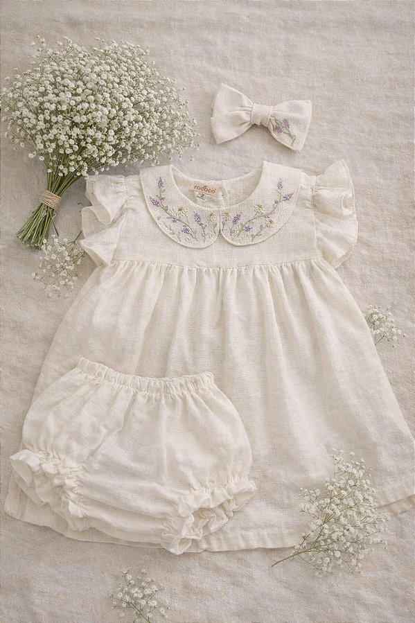 Vestido Florzinha do Meu Jardim