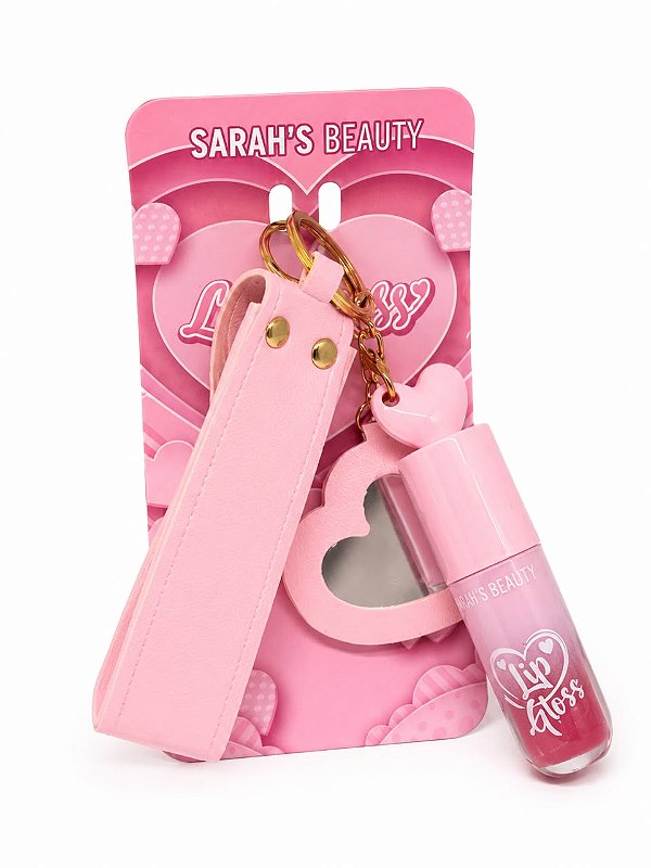 CHAVEIRO LIP GLOSS SARAH'S BEAUTY