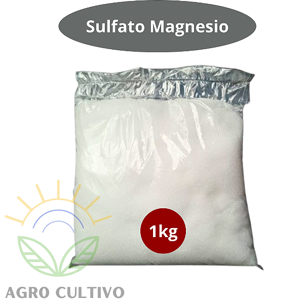 Sulfato De Magnésio Puro Heptahidratado a Granel | Adubo Contra Amarelamento Das Folhas