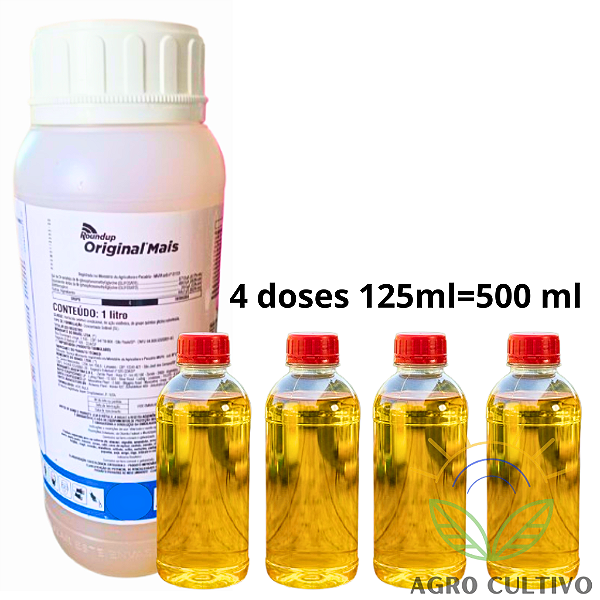 Herbicida Roundup Original Mais 500ML – Líquido Concentrado Rende 50 Litros
