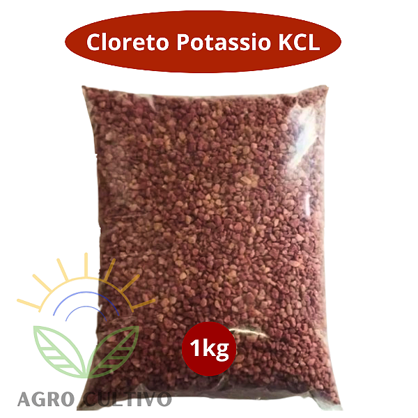 Adubo Cloreto de Potássio KCl para Frutíferas e Flores - 1kg