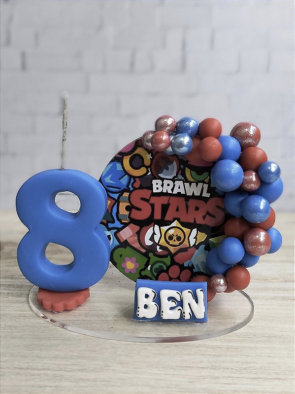 Topo Cenário Brawl Stars Personalizável Biscuit