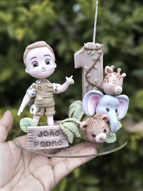 Topo Selva Personalizado para Bolo Infantil