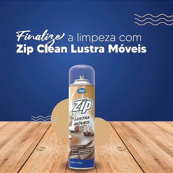 Lustra Móveis Spray Brilho Intenso Zip 300 ml My place Aeroflex