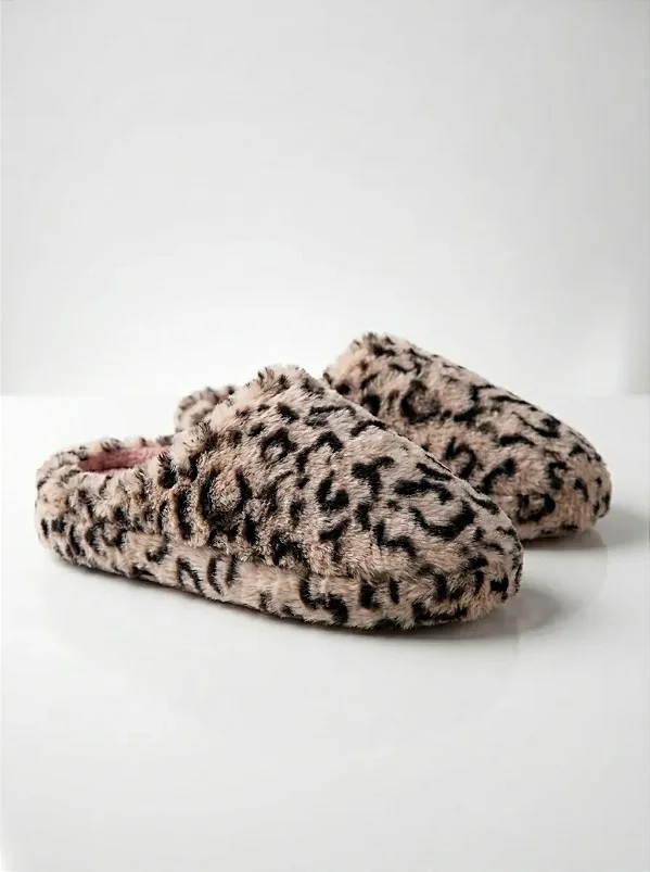 Pantufa Feminina Gasf Forrada Em Lã Chinelo Pantufa Once