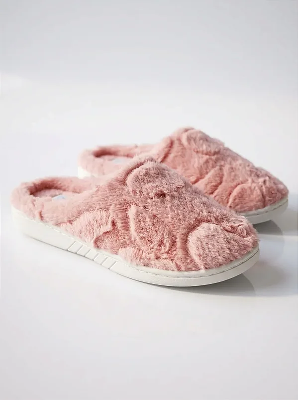 Pantufa Gasf Feminina Forrada Em Lã Conforto E Elegância