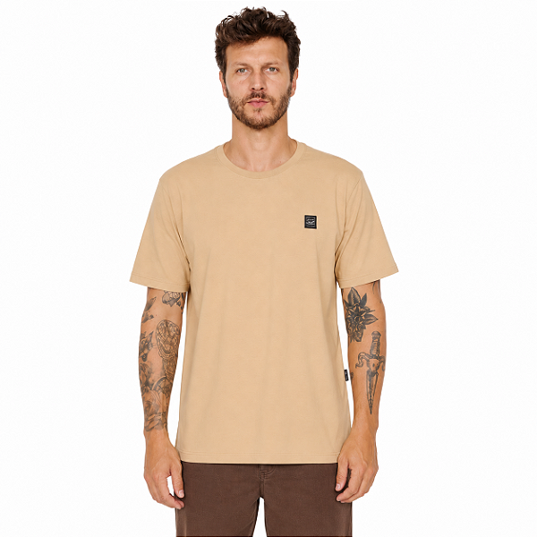 Camiseta Manga Curta Plus.Etq Termo Vida Marinha