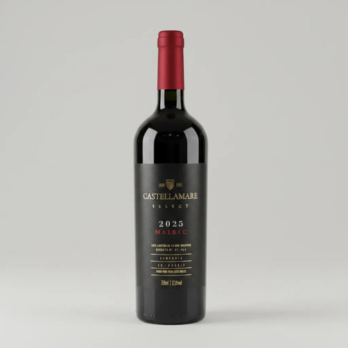 Vinho Fino Tinto Seco Malabec Selevt 2025 Castellamare