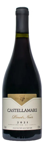Vinho Castellamare Pinot Noir 2021 Tinto Seco 750ml