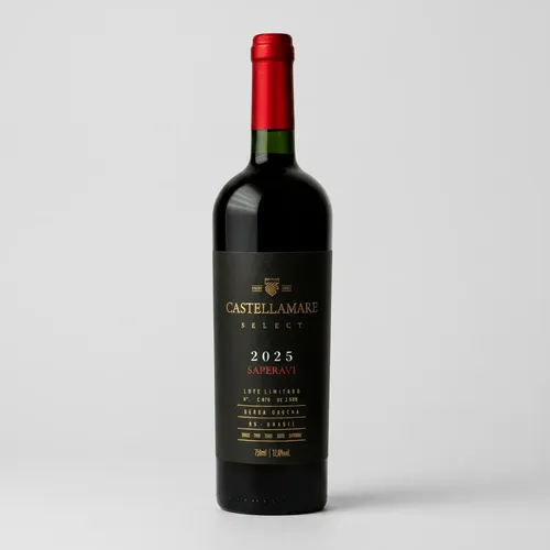 Vinho Fino Tinto Seco Select Saperavi Castellamare 750ml