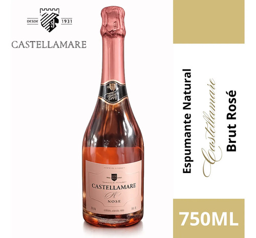 Espumante Castellamare Brut Rosé 750ml Serra Gaúcha Rs