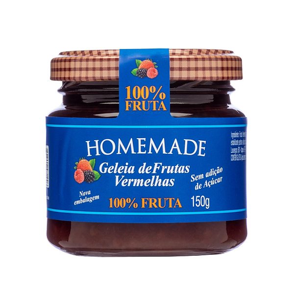 Geleia de Frutas Vermelhas Homemade 170g