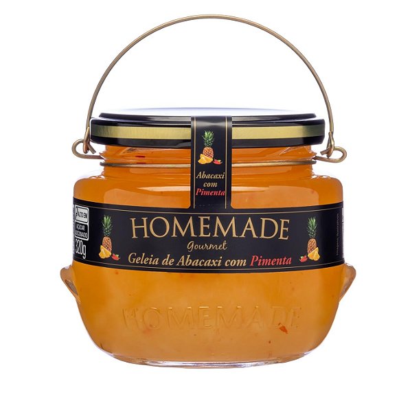 GELEIA HOMEMADE ABACAXI COM PIMENTA 320G