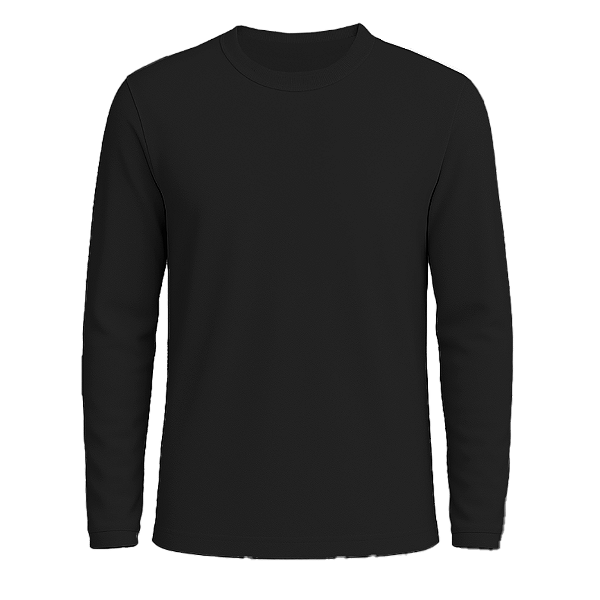 Camisa Básica Poliamida UV+ Manga Longa Preta