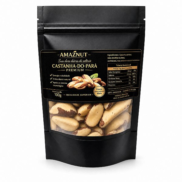 Castanha-do-Pará Inteira Amaznut Premium 100g