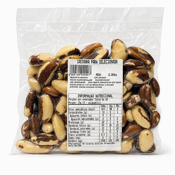 Castanha do Pará Amaznut a Vácuo 300g