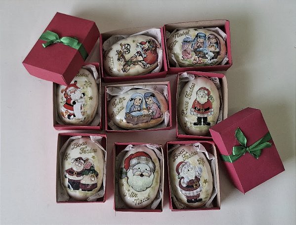 Sabonetes Natalinos Decorados - sob encomenda