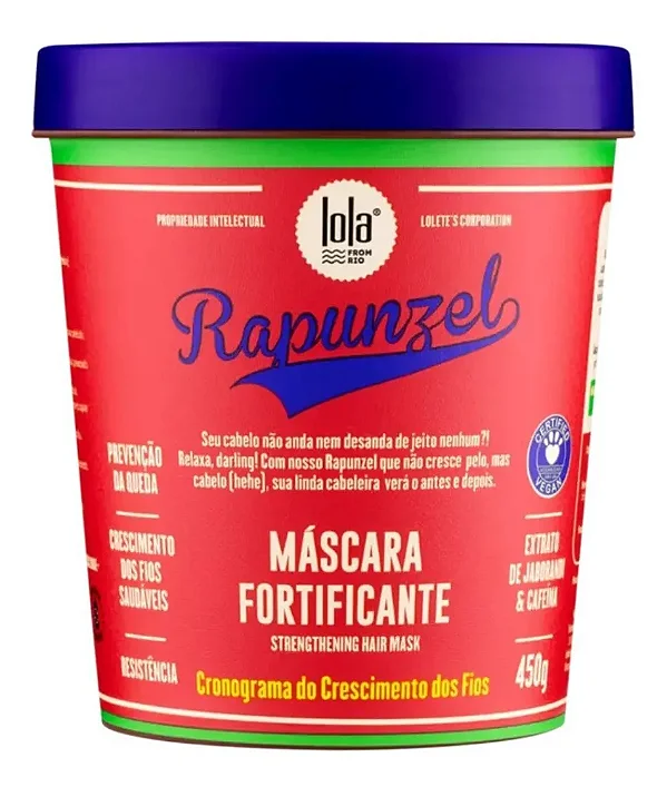 Máscara de Cabelo Fortificante Rapunzel (Lola) - 450g