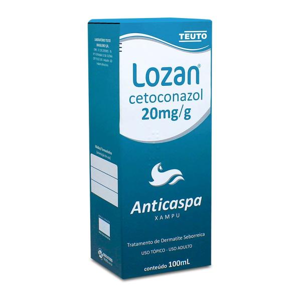 Lozan Shampoo Anticaspa - Cetoconazol 20mg/g (Teuto) - 100mL