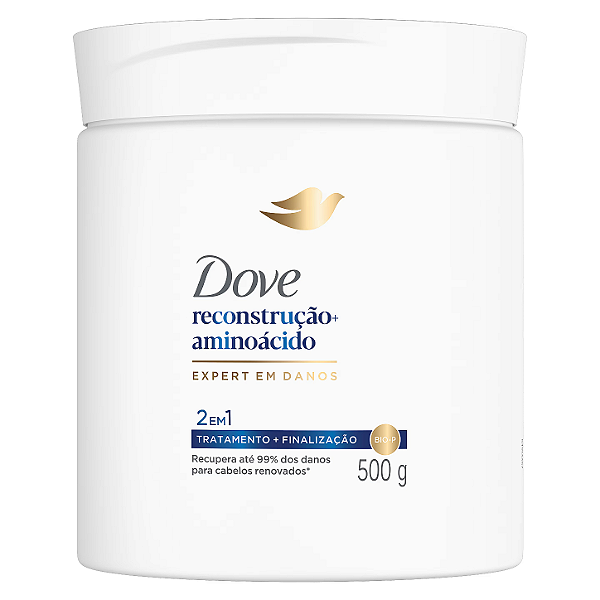 Máscara Capilar 2 em 1 Reconstrução + Aminoácido (Dove) - 500g