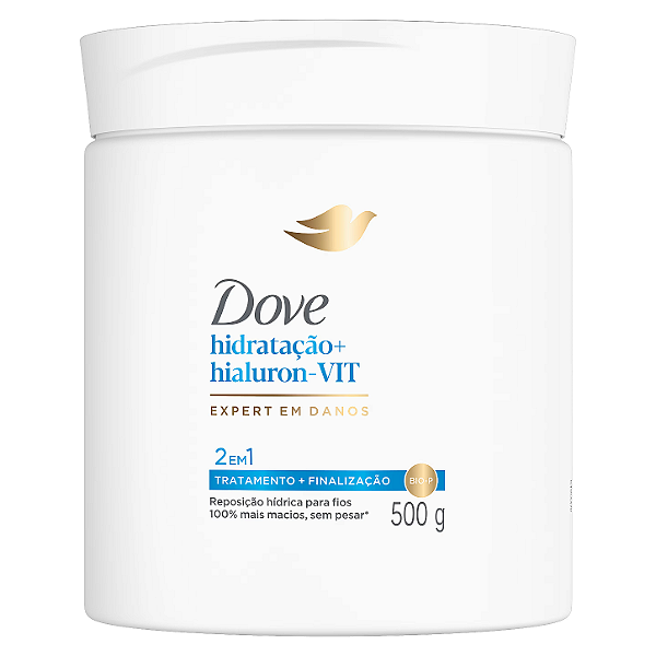 Máscara Capilar 2 em 1 Hidratação+ Hialuron-VIT (Dove) - 500g