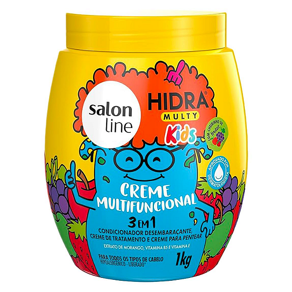 Creme Multifuncional 3 em 1 Hidra Multy Kids (Salon Line) - 1kg