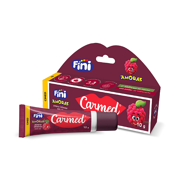 Carmed Hidratante Labial Com Cor "Amora Intensa" Fini Amoras (Cimed) - 10g